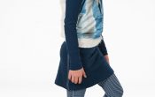 Kiezeltje meisjes rok dark blue K4682 110/146