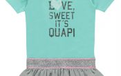 Quapi baby meisjes jurkje Darcelle mint 62-68
