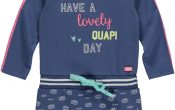 Quapi babykleding meisjes jurk Fabiola jeans blue 62