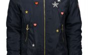 Flo girls badge jacket navy 128/152