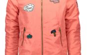 Flo Girls badge jacket Papaya 104/116