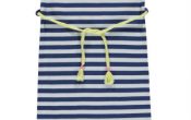Quapi meisjes jurk Felt blue white stripe 86/146