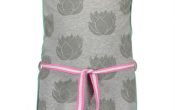 B Nosy meisjes jurk Flower grey melee 98/146