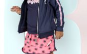 B Nosy babykleding meisjes rokje coral-navy 68/86