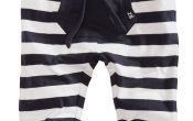 Z8 newborn baby broekje Dinky antraciet-wit 50/68