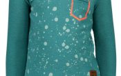 B Nosy y708-6303-379 boys sweater paint green 98/134
