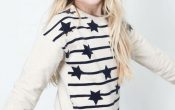 Like Flo sweater stripe en stars F708-5314 104/152