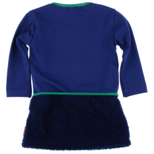 Kiezeltje Mini Dress Kobalt Blue Teddy 74/86 - Afbeelding 2