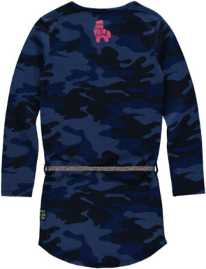 Quapi meisjes jurk Lamira 3 dark blue camouflage