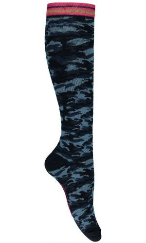 Quapi meisjes kniekousen Leentje 3 dark blue camouflage