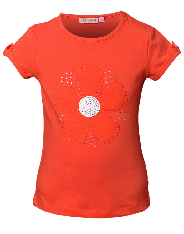 Someone meisjes t-shirt Bellis dark coral