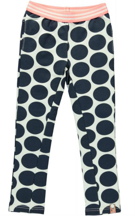 B Nosy meisjes pants navy big dot