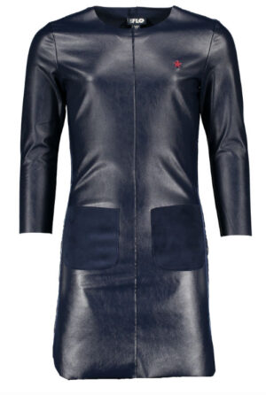 Like Flo jurk bonded imi leather F708-5850 104/152 - Afbeelding 2