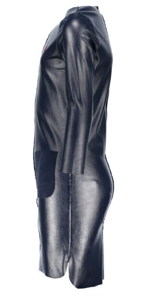 Like Flo jurk bonded imi leather F708-5850 104/152 - Afbeelding 4