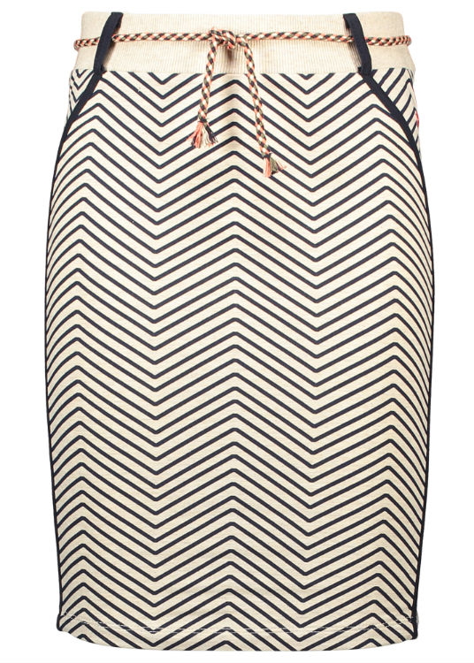 Like Flo girls sweat koker skirt zigzag