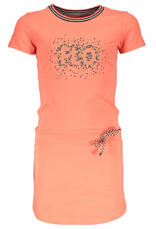 Like Flo girls jersey sweat dress ss papaya