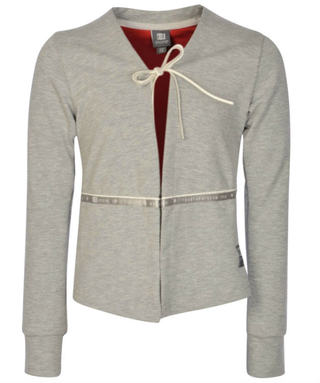 Kiestone meisjes jacket grey melee