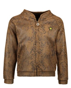 Flo girls snake baseball jacket F908-5335