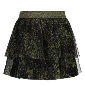Flo girls mesh skirt black F908-5728