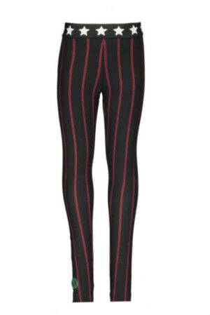 B.Nosy meisjes stripes legging black-red Y910-5500