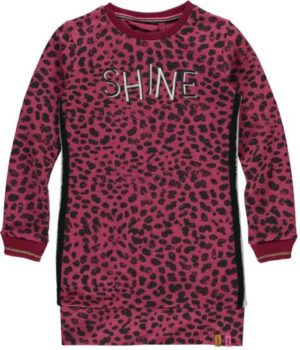 Quapi meisjes jurk Thayenne bordeaux leopard