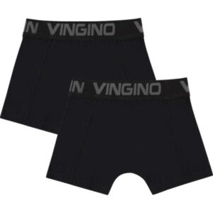 Vingino jongens boxershort basic 2-pack zwart