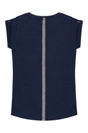 Quapi meisjes t-shirt Amalia oxford blue