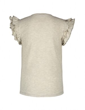 Like Flo meisjes ruffle tee ecru melee Y002-5400-017