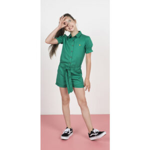 Like Flo meisjes playsuit sea green F002-5015 - Afbeelding 6