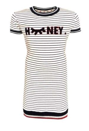 Topitm meisjes jurk Marlen jersey stripe