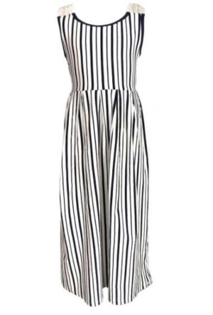 Topitm meisjes lange jurk Mollie stripe viscose