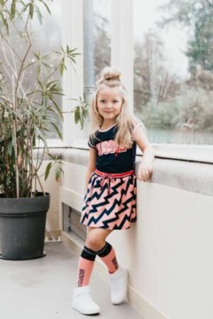 Topitm meisjes rok Moniek jersey zigzag