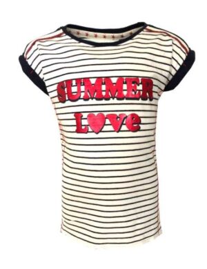 Topitm meisjes t-shirt Milou jersey stripe