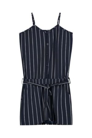 Levv meisjes jumpsuit Felizia dark navy white stripe