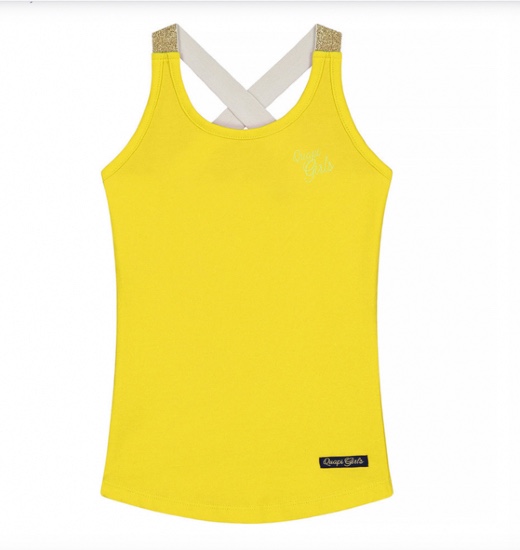 Quapi meisjes singlet Amielle banana yellow