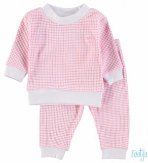 Feetje baby meisjes pyjama wafel roze