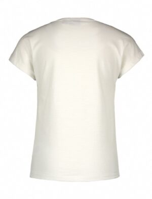 Like Flo meisjes t-shirt rainbow off-white F003-5403