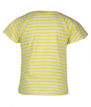 Like Flo meisjes t-shirt stripes yellow F003-5415