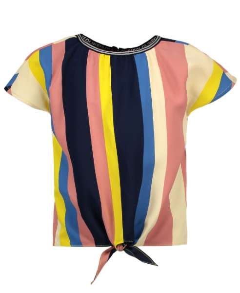 Like Flo meisjes multi stripe top F003-5451