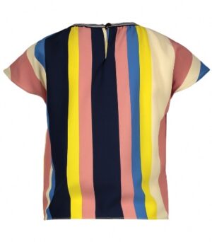 Like Flo meisjes multi stripe top F003-5451