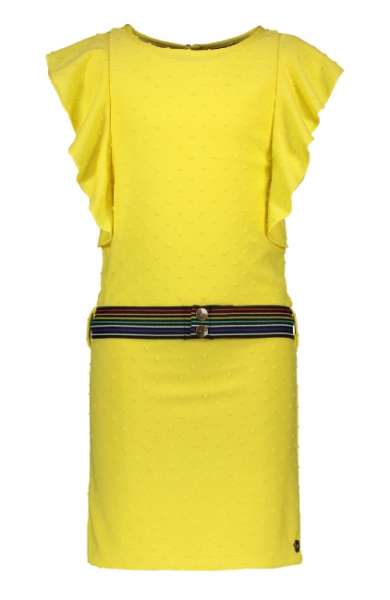 Like Flo meisjes jurk yellow dot F003-5840