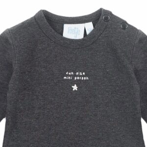 Feetje baby longsleeve fun size antraciet