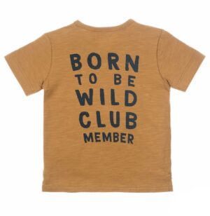 Feetje baby jongens t-shirt Wild One camel