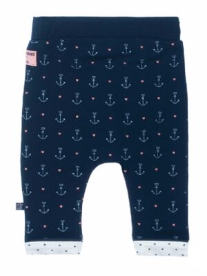 Feetje baby meisjes broek marine aop sailor girl