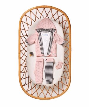 Feetje baby meisjes sokken roze dots - Afbeelding 2