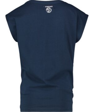 Vingino meisjes t-shirt Halinde donkerblauw