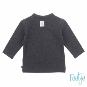 Feetje baby longsleeve fun size antraciet