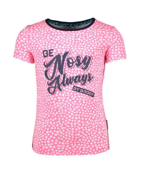 B.Nosy meisjes t-shirt dots pink lollypop Y005-5440-269