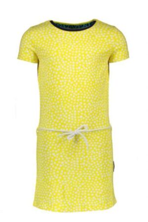 B.Nosy meisjes jurk dots lemon Y005-5841