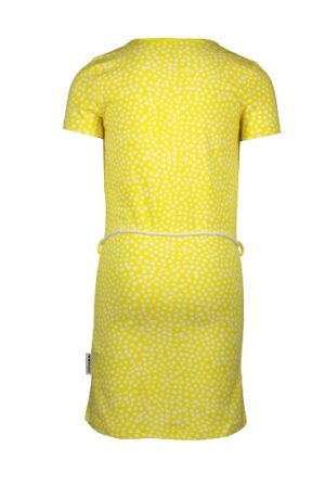B.Nosy meisjes jurk dots lemon Y005-5841